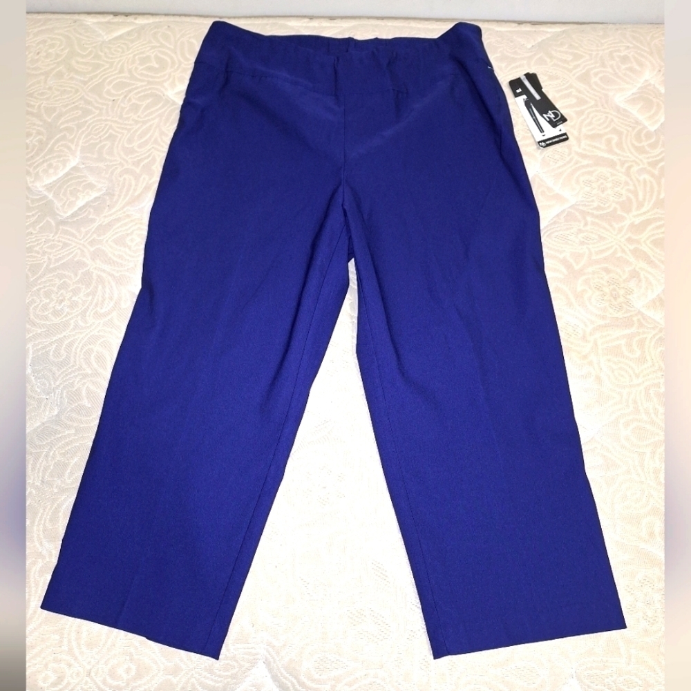 New Directions slim leg size 14p nitecap blue color pants. 17" waist, 19" inseam